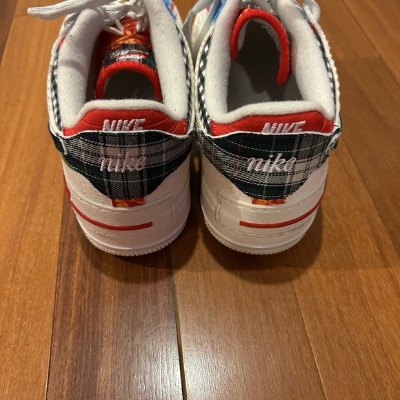 NIKE AIR FORCE 1 SHADOW WOMEN'S MULTI-COLOR SHOES. STYLE CODE: DZ5193 100 - Picture 6 of 7